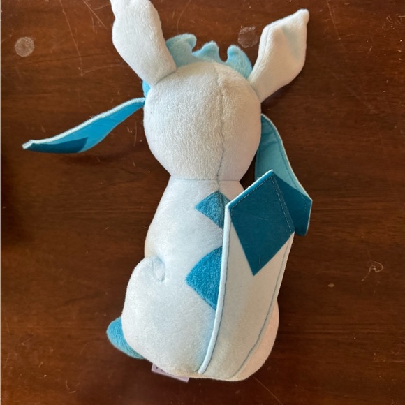 TOMY 10" Pokemon Glaceon Plush Eeveelution 2016 and Halloween Witch Pikachu - Picture 4 of 11